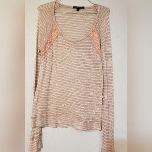 Womens Pink Long Sleeve from Wishful Park, Large